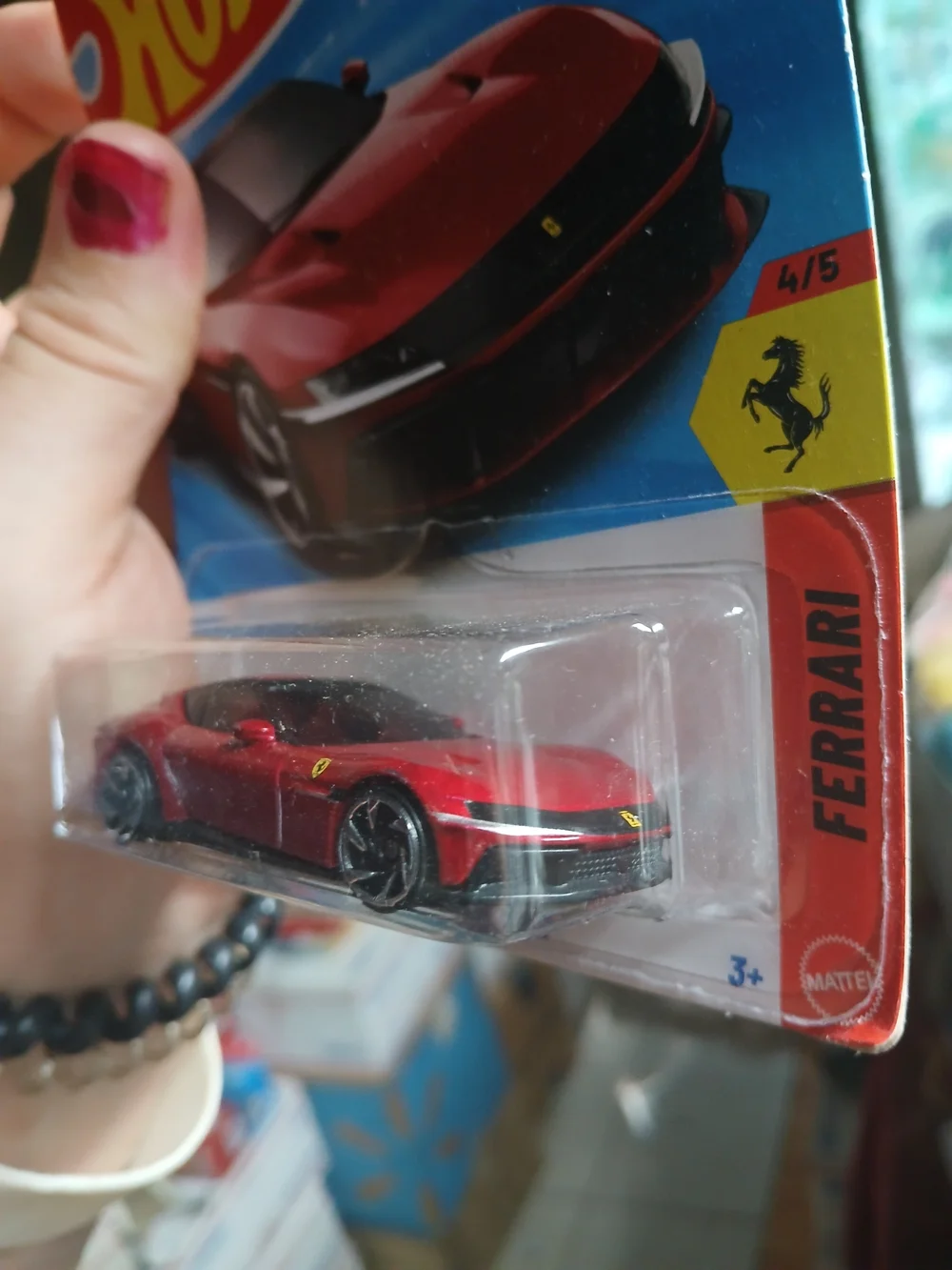Hot Wheels detailed red